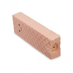 DOG TOY LATEX PINK WAFER